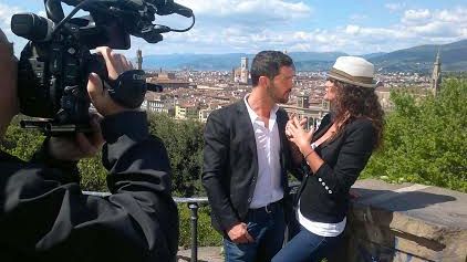 A Firenze le riprese di Luca Seta con Samantha De Grenet
