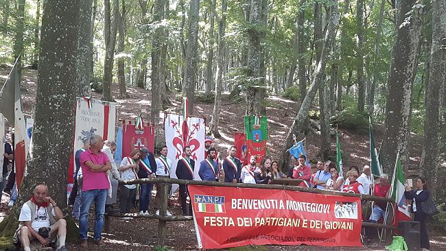 Raduno Partigiani e Giovani, 70° anniversario a Monte Giovi