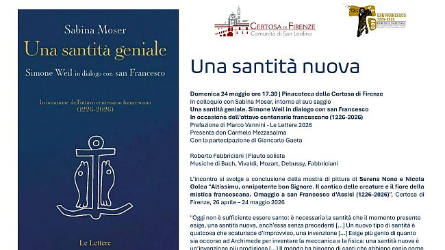 Certosa: confronto tra Simone Weil e San Francesco d’Assisi