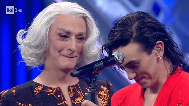 Drusilla Foer, trionfo a Sanremo per la valletta fiorentina