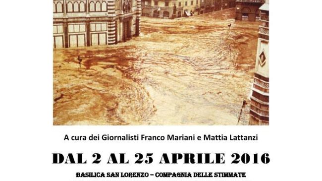 Alluvione di Firenze: una mostra fotografica di 200 foto, anche a colori e inedite