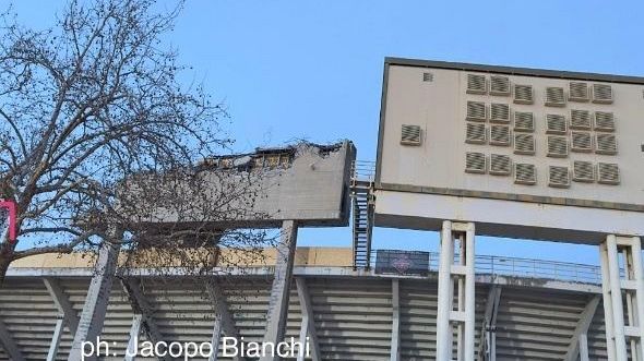 'Nuovo Stadio Franchi', iniziati i lavori alla curva Ferrovia