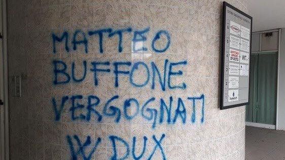 Offese fasciste al sindaco di Prato