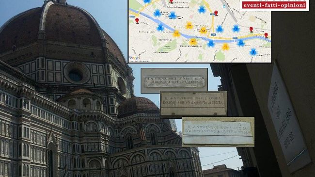 Alluvioni di Firenze: a caccia di Targhe con Nove da Firenze