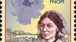 Francobollo dedicato a Florence Nightingale e a tutti gli infermieri