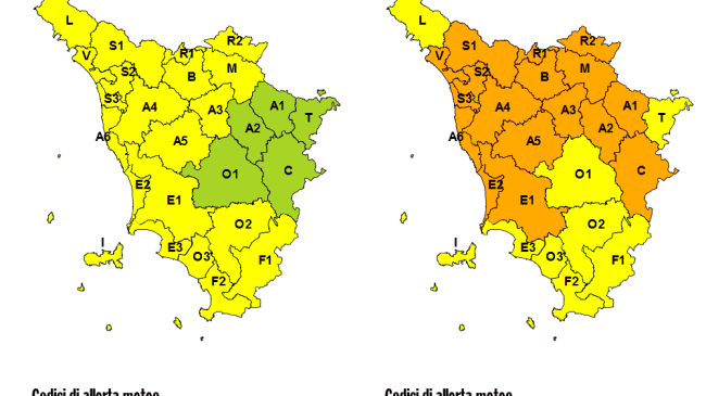 Allerta arancione: attenzione a mettersi in viaggio