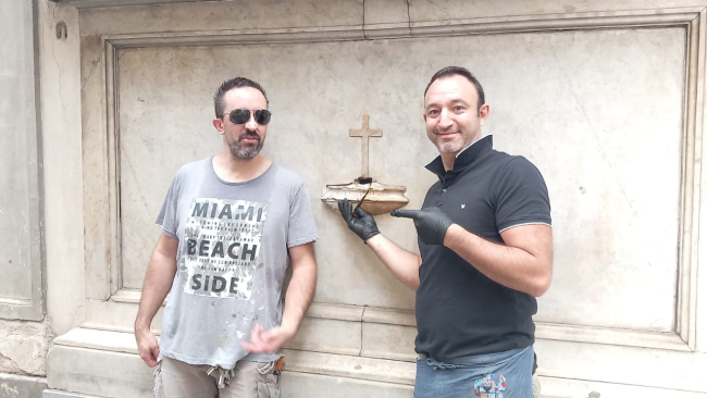 Tabernacolo delle Cinque Lampade, 'riemerge' il pezzo sparito