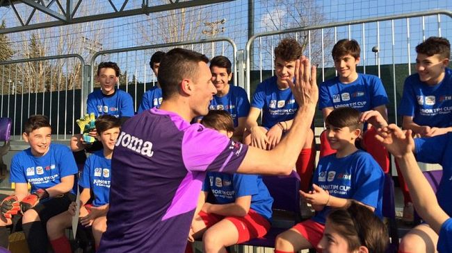 Giovanissimi del Calcio a 7 si allenano con i Big della Fiorentina