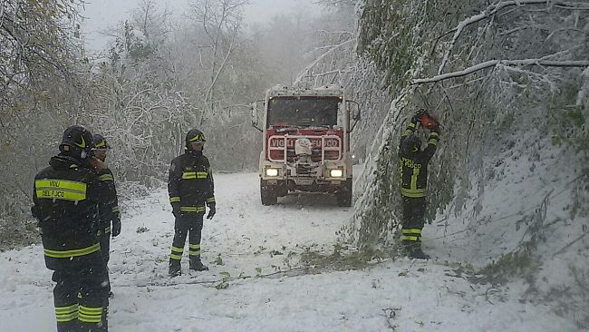 Neve in Toscana: forti nevicate tra Firenze, Siena e Livorno