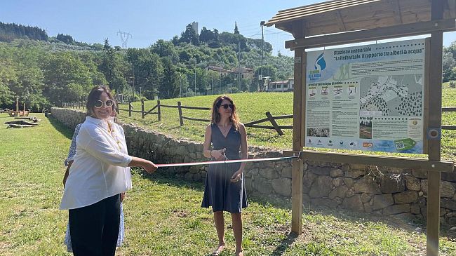 Cammini dell’Acqua di Calenzano: inaugurata l'oasi sensoriale di Legri