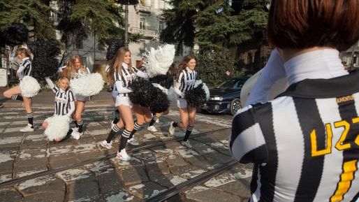 Le cheerleader sbarcano nel campionato di calcio italiano