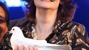 Cherie Blair arriva a Firenze