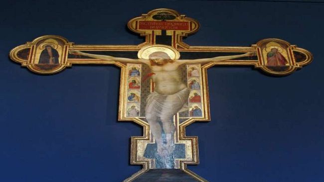 Restaurato il crocifisso trecentesco del museo Bardini