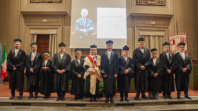 L’Università di Firenze laurea honoris causa Massimo Carrara