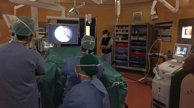 L'omaggio di F-light agli ospedali della città lunedì 21 dicembre