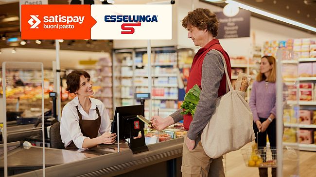 I Buoni Pasto Satispay accettati nei negozi del Gruppo Esselunga