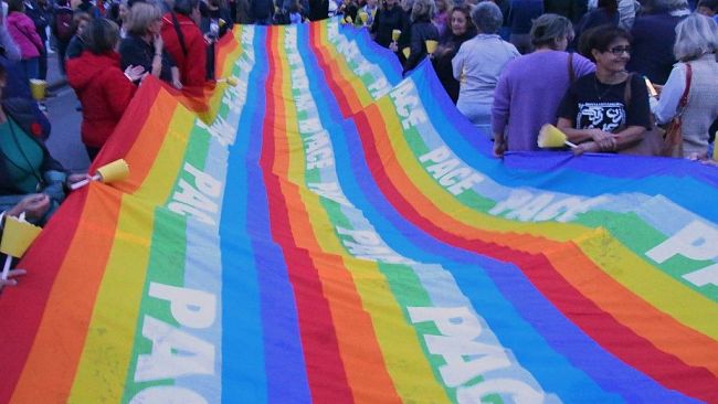 Fiaccolata per la pace stasera a Firenze