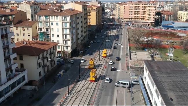 Tramvia, Linea 2: riqualificazione di una strada privata-pubblica a Novoli