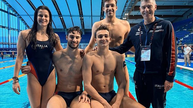Capitan Zazzeri guida l’Italia del nuoto a Lublino