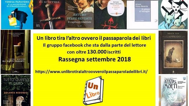 Il passaparola dei libri: ecco i titoli più letti e commentati a settembre dal Gruppo Facebook