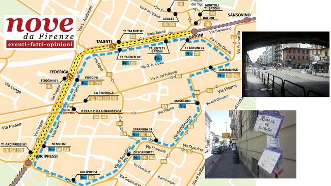 Tramvia, nuovi cantieri: restringimenti e deviazioni a Firenze