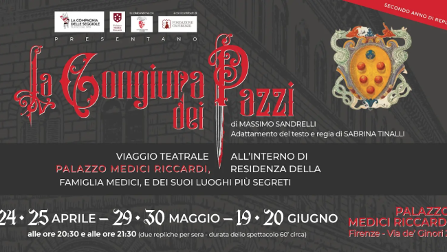 La Congiura dei Pazzi: viaggio teatrale della Compagnia delle Seggiole