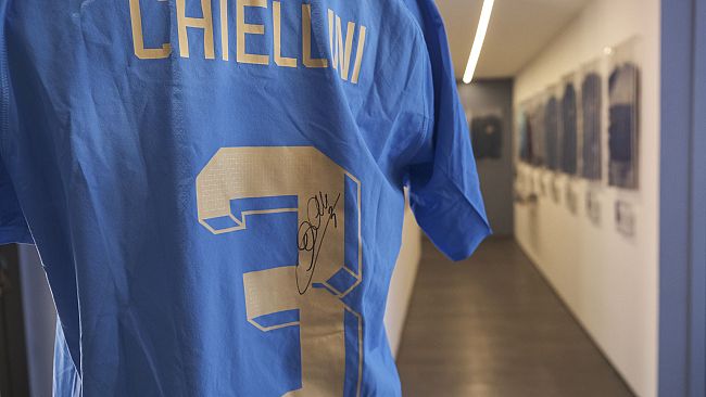 L’ultima maglia azzurra di Giorgio Chiellini al Museo del Calcio