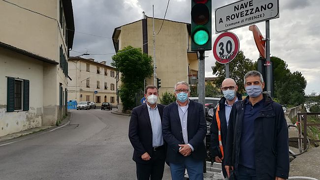 Nuovo semaforo in via di Villamagna