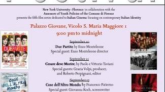 A Palazzo Giovane la nuova edizione di Cinema Festival