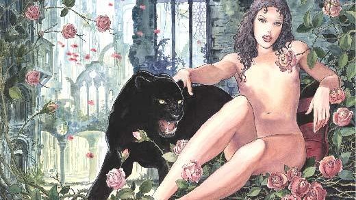 Catherine Deneuve sposa la sensualità delle opere di Milo Manara