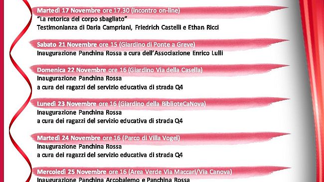 Un Filo Rosso contro la violenza sulle donne