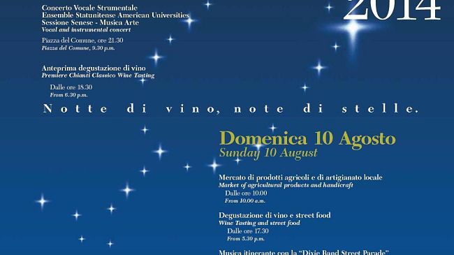 Serata dedicata all’osservazione delle Perseidi o Lacrime di San Lorenzo