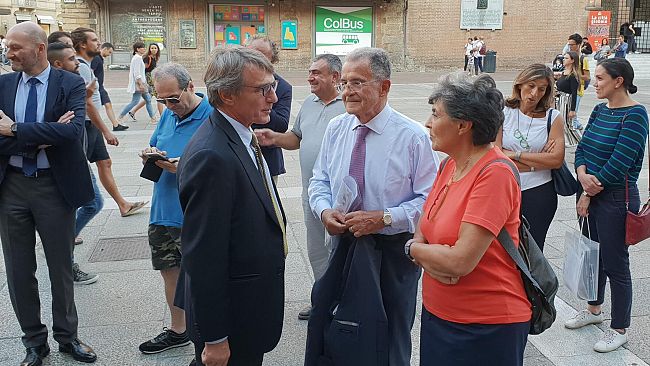 Pistoia: dialogo tra Sassoli e Landini alla festa Cgil