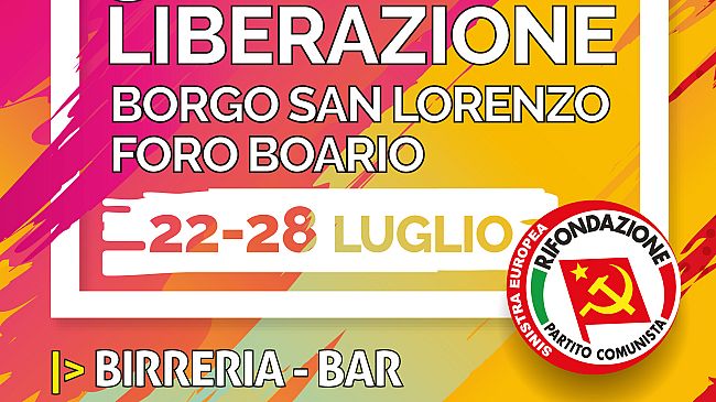 Il Campo Largo si costruisce tra i gazebo