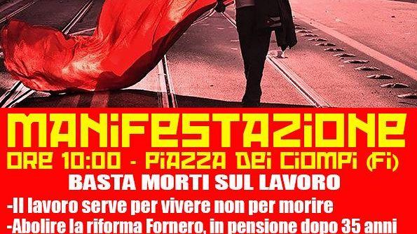 A Prato la manifestazione nazionale del Primo Maggio dei sindacati confederali