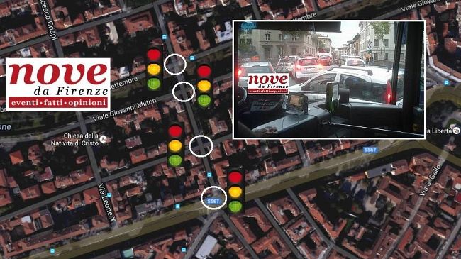 Autobus a Firenze: tensione a bordo, sequestrati dal semaforo