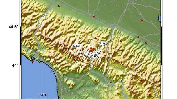 Terremoto di magnitudo 3.1 stanotte