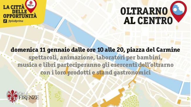 Pedonalizzazione Oltrarno, festa in piazza del Carmine