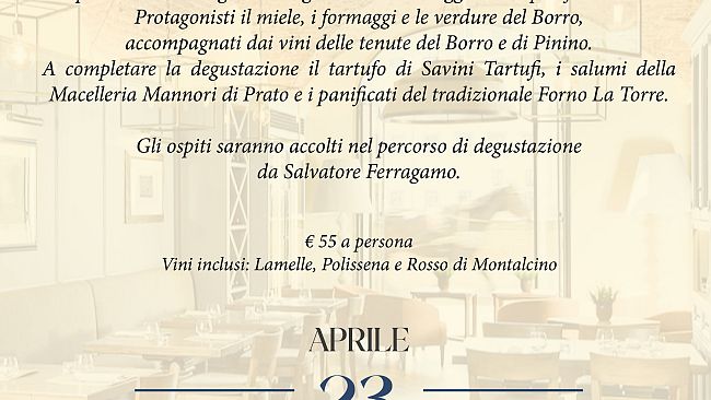 La festa del Made in Italy al Borro Tuscan Bistro di Firenze