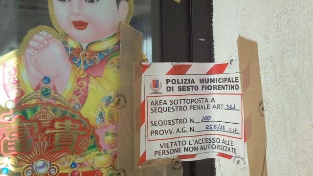 Sequestrati tre capannoni industriali