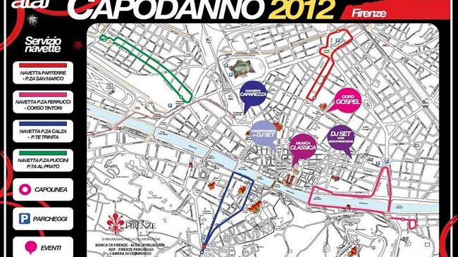 Capodanno a Firenze: ecco come cambia la viabilità