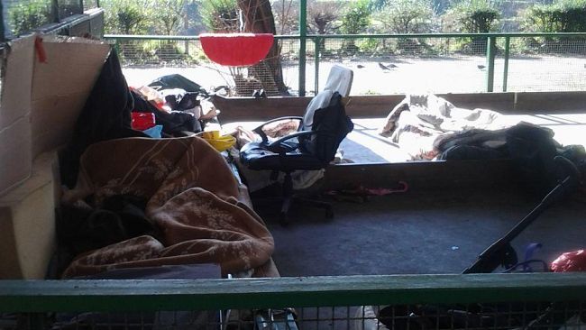 Giardini Caponnetto sui lungarni di Firenze luogo di accampamento e bivacco