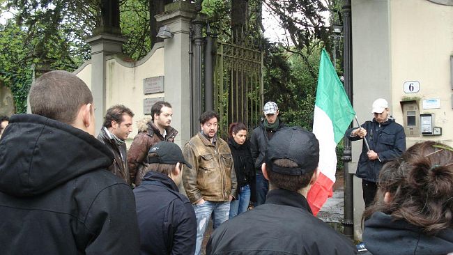 La morte di Giovanni Gentile commemorata da Casaggì e Giovane Italia