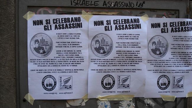Monete effige di comandante di Tito, la giovane destra contro la Slovenia