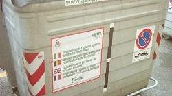 Radiazioni da un cassonetto della nettezza