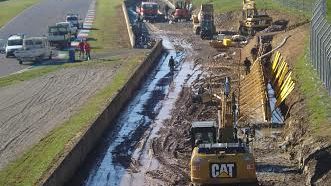 Autodromo del Mugello, lavori alla curva del correntaio