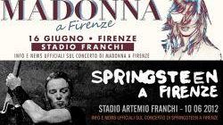 Firenze si prepara all'incontro con Springsteen e Madonna
