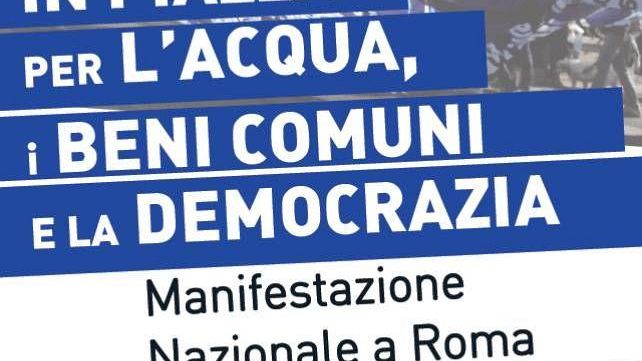 Acqua bene comune: manifestazione nazionale a Roma il 26 novembre 2011