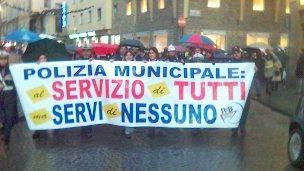 Firenze: ieri lo sciopero della Polizia Municipale
