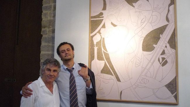 Il maestro Manzi dona una sua opera al Comune di Fiesole